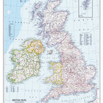 National Geographic British Isles 1979 digital map