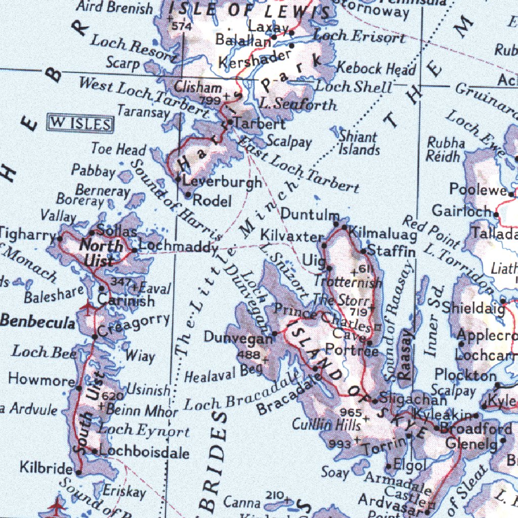 British Isles 1979 Map by National Geographic | Avenza Maps