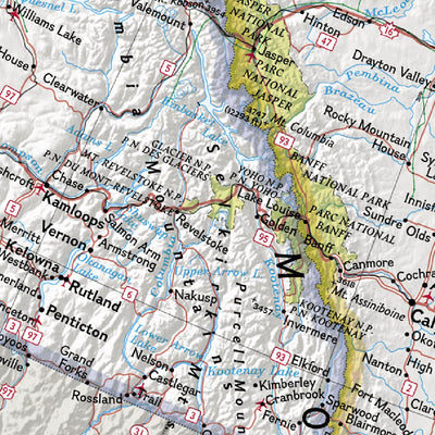 National Geographic Canada digital map
