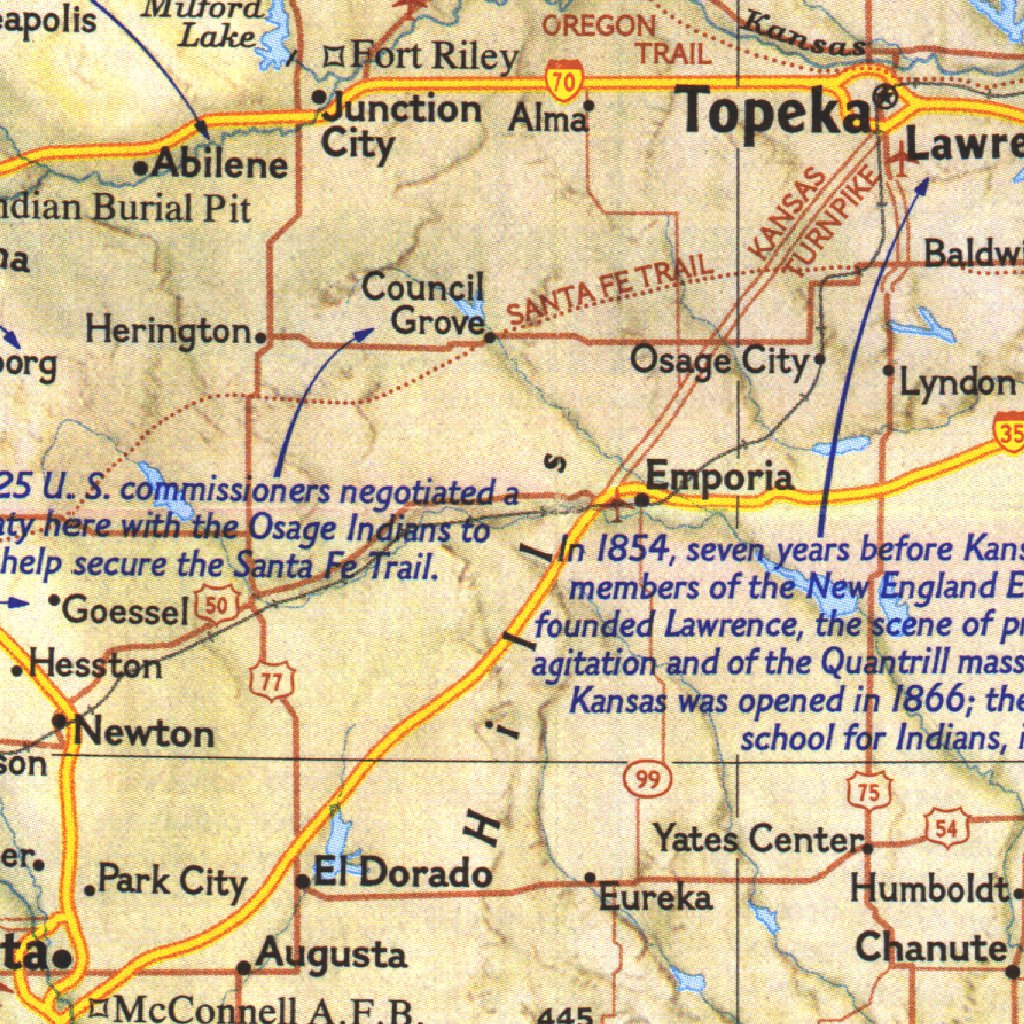 1985 Map Central Plains 1985 Map by National Geographic | Avenza Maps
