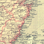 National Geographic China & Its Territories 1912 digital map