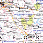 National Geographic Close-up: U.S.A. The Southeast 1975 digital map
