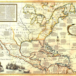 National Geographic Colonization & Trade in the New World 1977 digital map