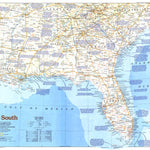 National Geographic Deep South 1983 digital map