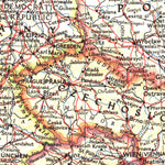 National Geographic Europe 1957 digital map