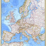 National Geographic Europe 1977 digital map