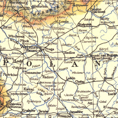 National Geographic Europe & The Near East 1943 digital map