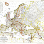 National Geographic Europe & The Near East 1949 digital map