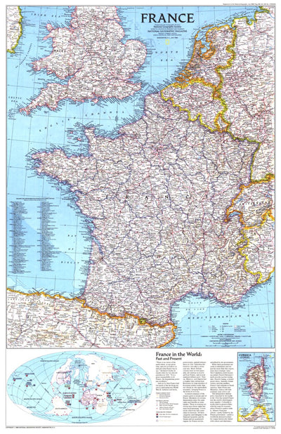 National Geographic France 1989 digital map