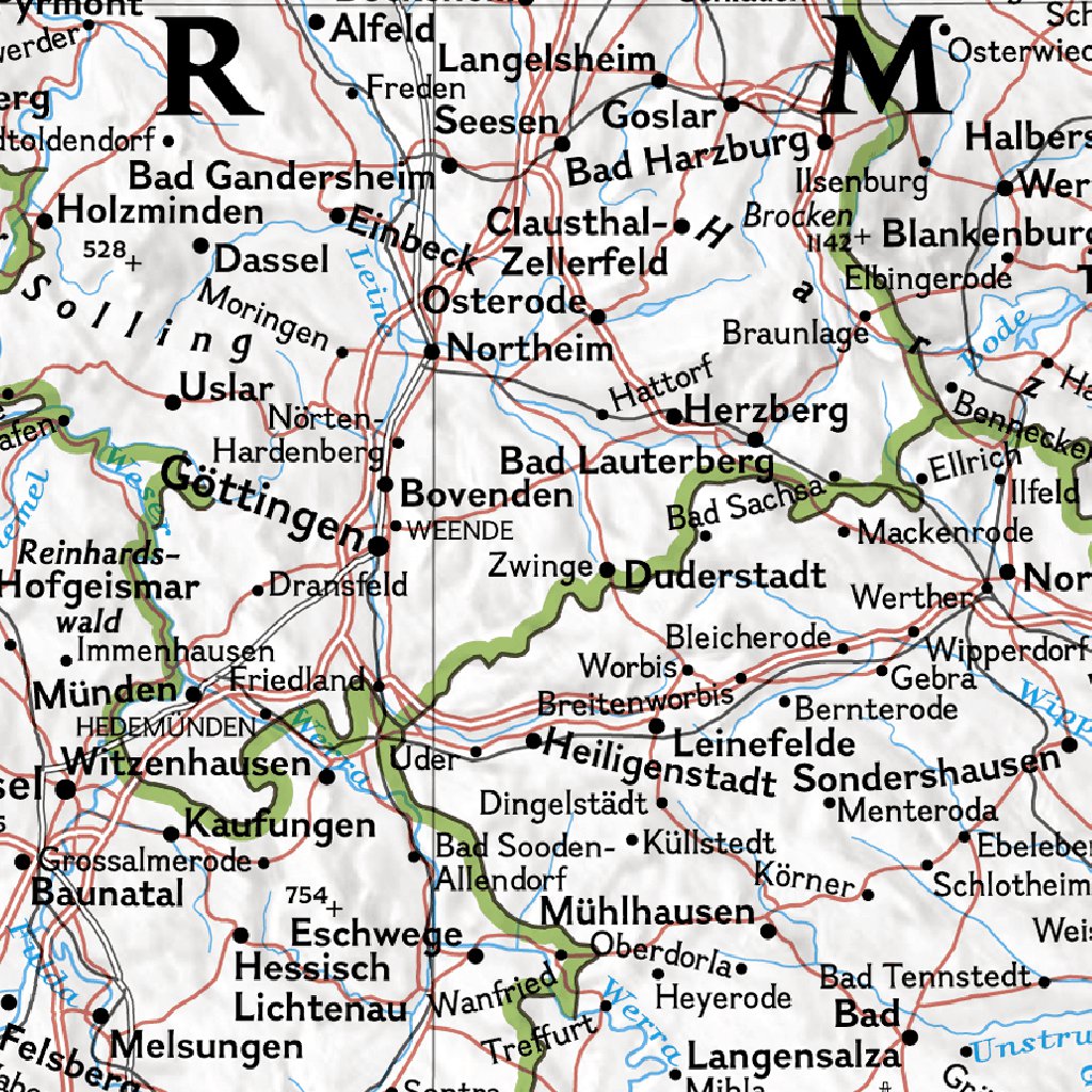 Germany Classic Map by National Geographic | Avenza Maps