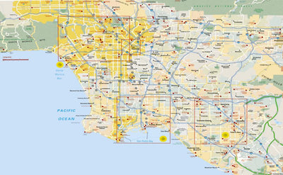 National Geographic Greater Los Angeles digital map
