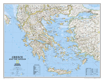 National Geographic Greece Classic digital map