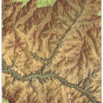 National Geographic Heart Of The Grand Canyon 1978 digital map