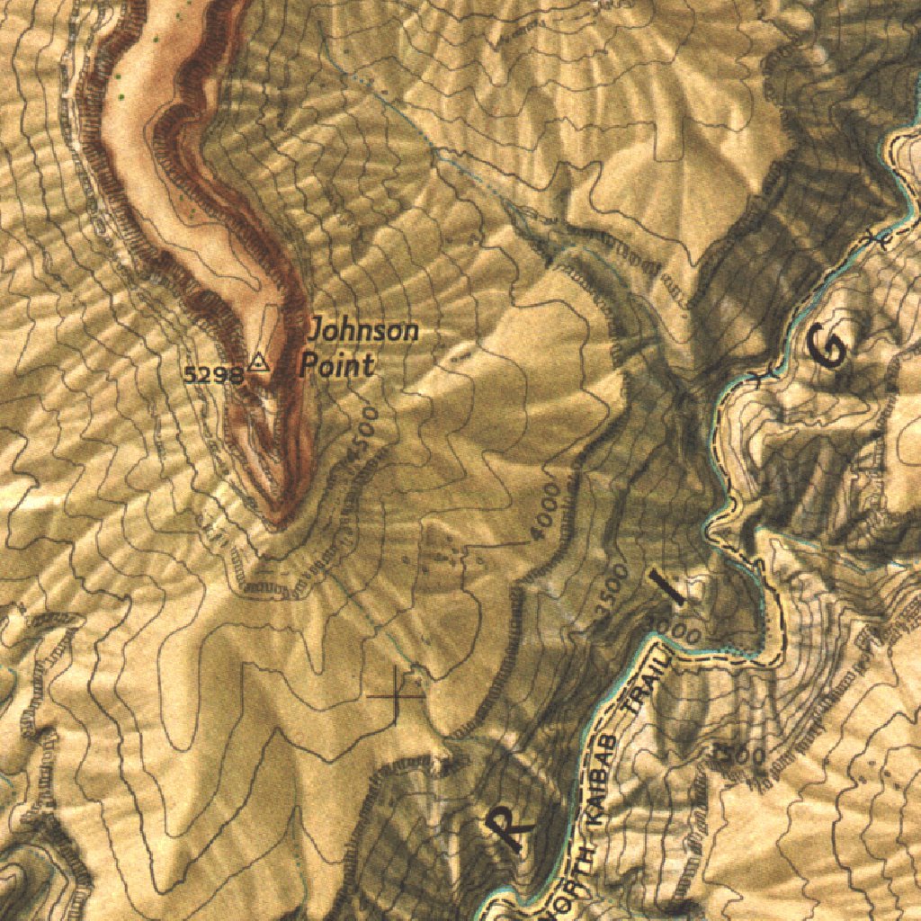 Heart Of The Grand Canyon 1978 Map By National Geographic Avenza Maps