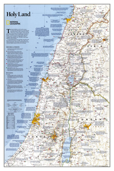National Geographic Holy Land digital map