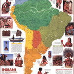 National Geographic Indians Of South America 1982 digital map