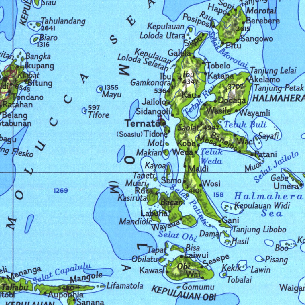 Indonesia 1996 Map by National Geographic | Avenza Maps