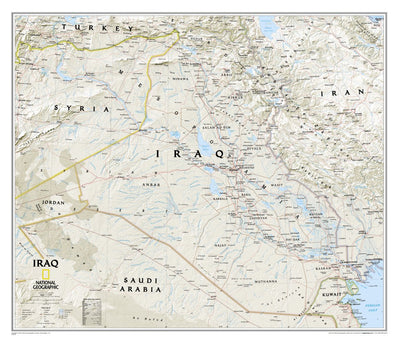 National Geographic Iraq Classic digital map