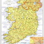 National Geographic Ireland & Northern Ireland Visitors Guide 1981 digital map
