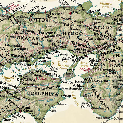 National Geographic Japan Executive digital map