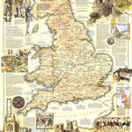 National Geographic Medieval England 1979 digital map