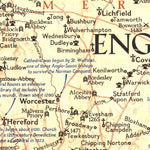 National Geographic Medieval England 1979 digital map