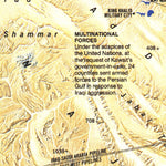 National Geographic Middle East: States In Turmoil 1991 digital map