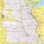 National Geographic North Central States 1974 digital map