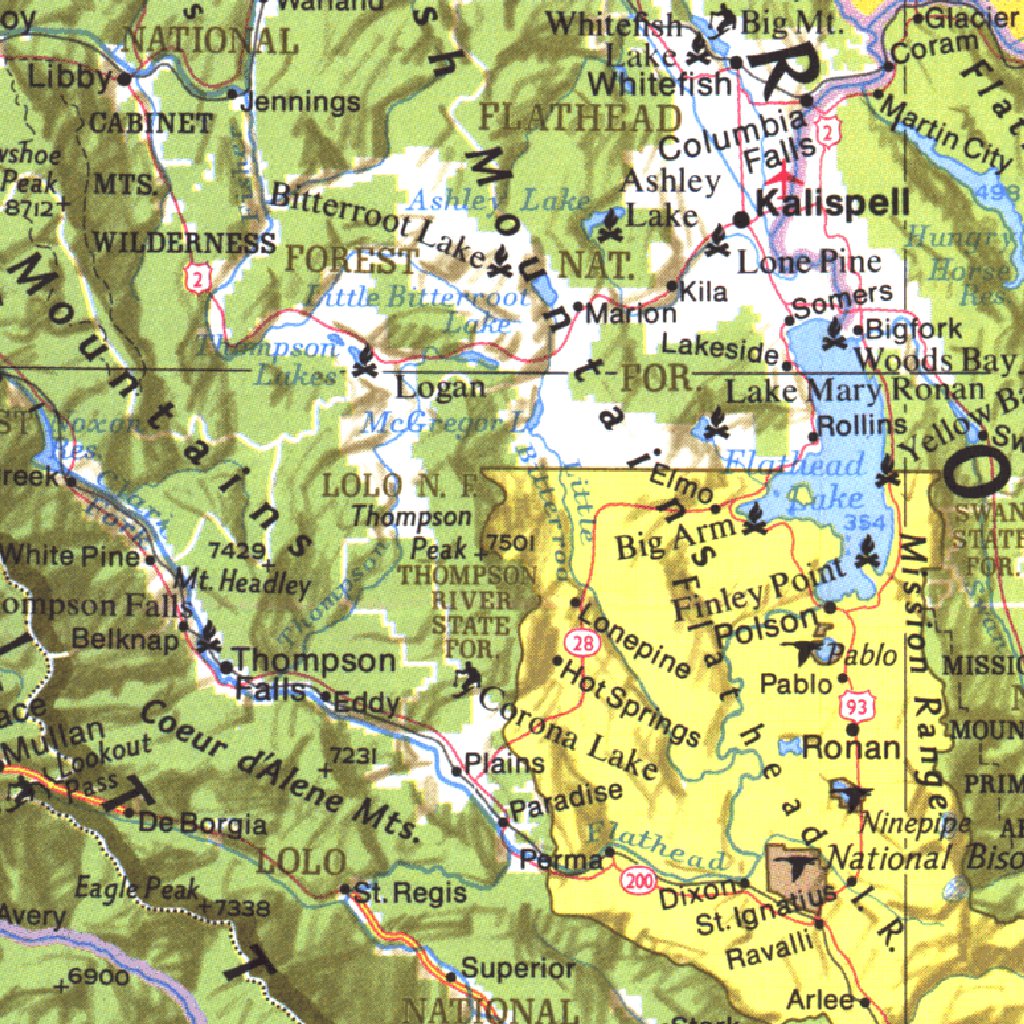 Northwest 1973 Map by National Geographic | Avenza Maps
