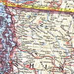 National Geographic Northwestern United States 1960 digital map