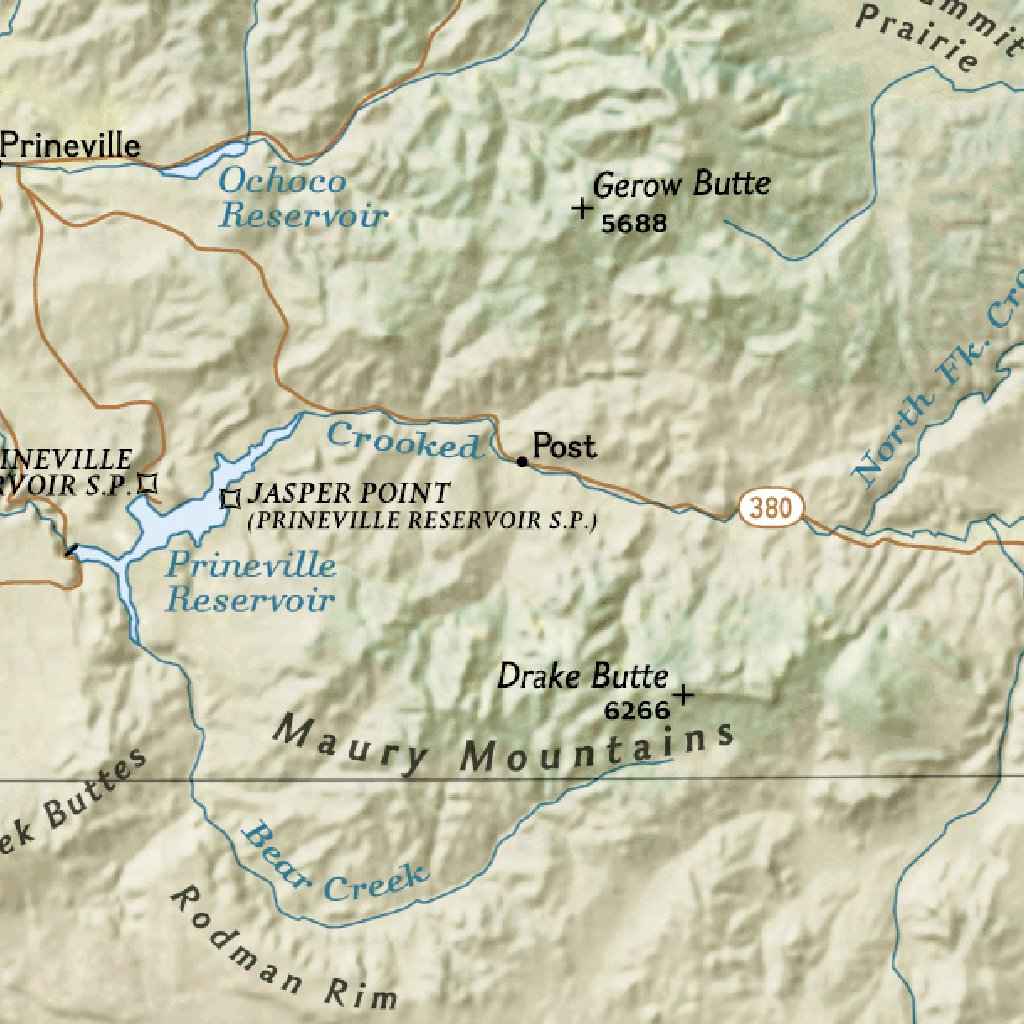 Oregon Map by National Geographic | Avenza Maps