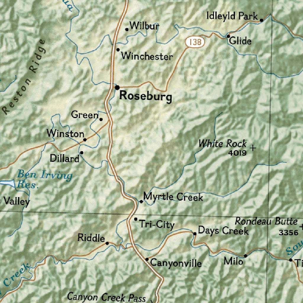 Oregon Map by National Geographic | Avenza Maps