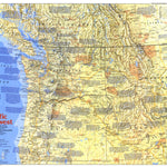 National Geographic Pacific Northwest 1986 digital map