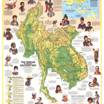 National Geographic Peoples Of Mainland Southeast Asia 1971 digital map