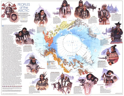 National Geographic Peoples Of The Arctic 1983 digital map