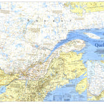 National Geographic Quebec 1991 digital map