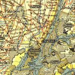 National Geographic Reaches Of New York City 1939 digital map