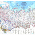 National Geographic Russia and the Newly Independent Nations of the Former Soviet Union 1993 digital map