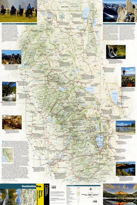 National Geographic Sierra Nevada North digital map