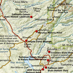 National Geographic Sierra Nevada South digital map