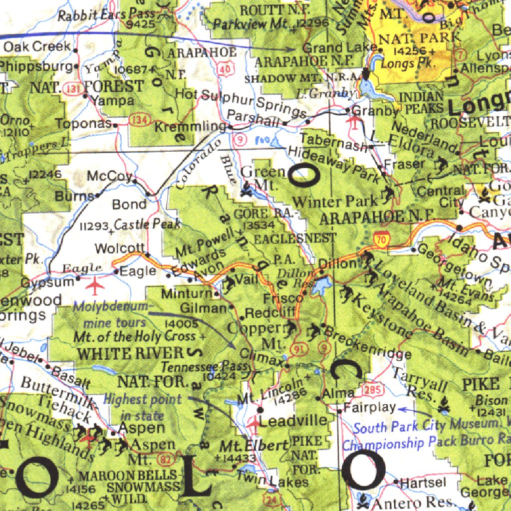 Southwest 1977 Map by National Geographic  Avenza Maps