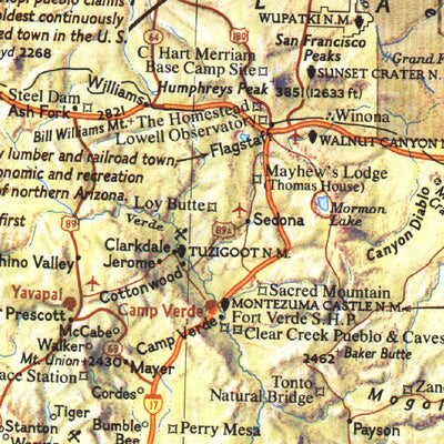 National Geographic Southwest 1982 digital map