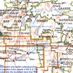 National Geographic Southwest, USA 1992 digital map