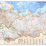 National Geographic Soviet Union 1976 digital map