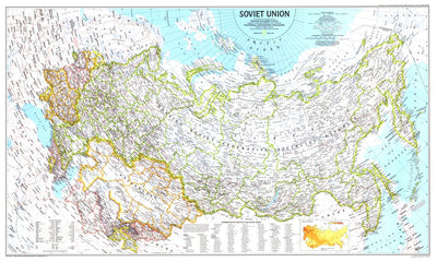 National Geographic Soviet Union 1990 digital map