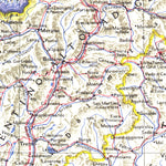 National Geographic Switzerland, Austria, & Northern Italy 1965 digital map