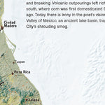 National Geographic The Dividing Link: Mexico and Central America 2007 digital map