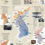 National Geographic The Forgotten War: Three Long Years in Korea 2003 digital map