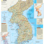 National Geographic The Two Koreas 2003 digital map