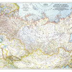 National Geographic Union Of Soviet Socialist Republics,1938-1944 digital map